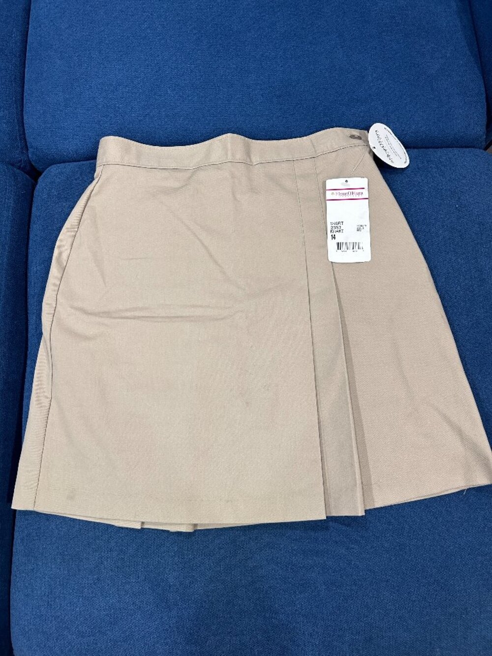 Flynn O'Hara School Uniform Khaki Skort with Built-In Shorts (Minor Scuffs)